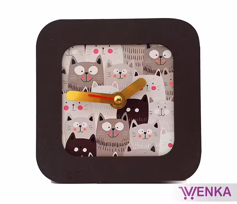 ساعت مربع طرح پیشی