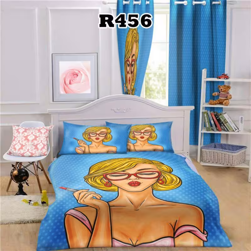 روتختی سه بعدی طرح دخترانه