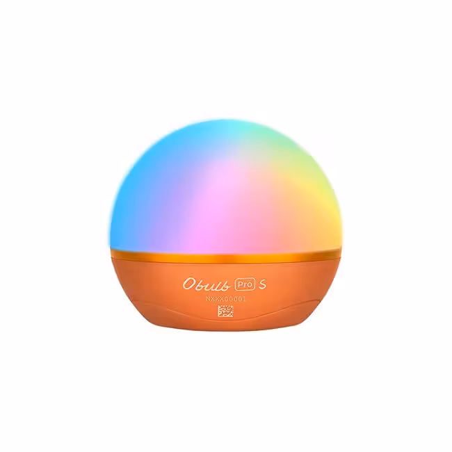 چراغ فانوسی کمپینگ اولایت نارنجی Obulb Pro S