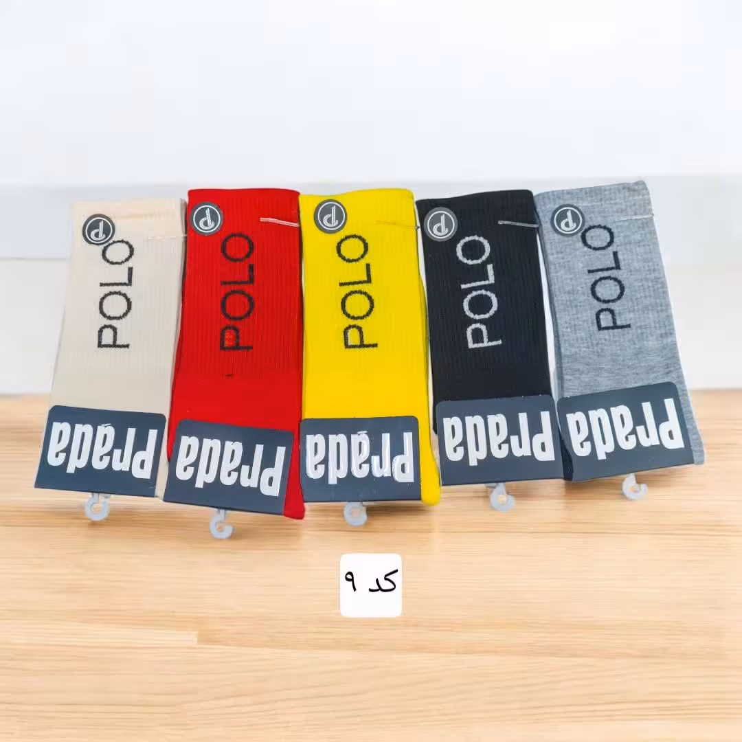 جوراب ساقدار کش انگلیسی فانتزی پنبه ترک کد9