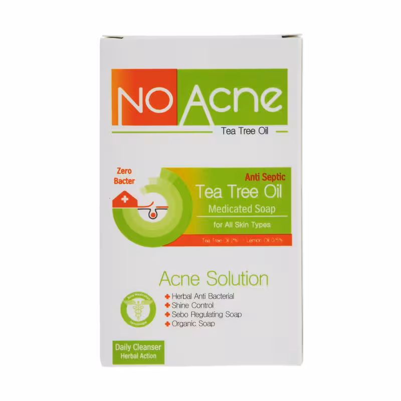 نوآکنه صابون عصاره روغن درخت چای و روغن لیمو 100 گرم