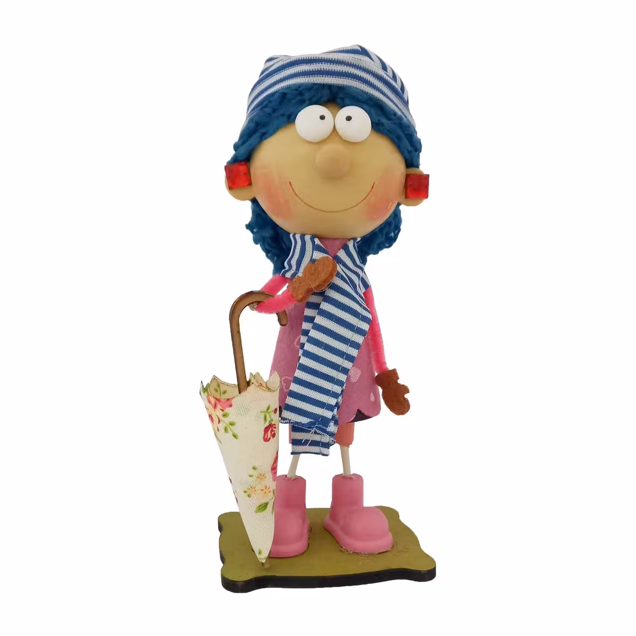 مجسمه دکوری مدل دختر پاییز کد 3321