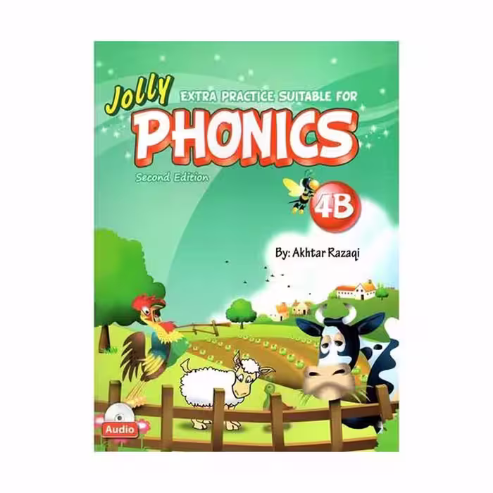 Extra Practice Suitable For Jolly Phonics 4B Second Edition اکسترا پرکتیس سوتبل فور جولی فونیکس چهار