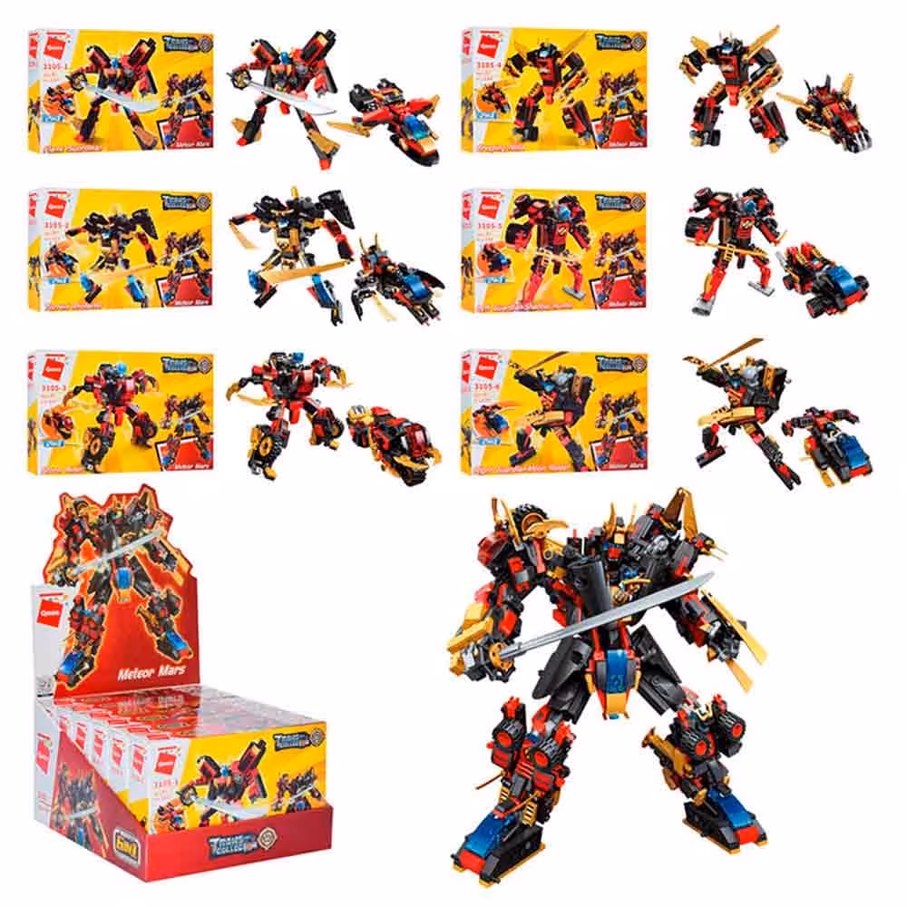 ساختنی کیومن مدل آدم آهنی کد C3105 مجموعه شش عددی