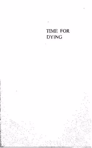 خرید و دانلود نسخه کامل کتاب Time for Dying