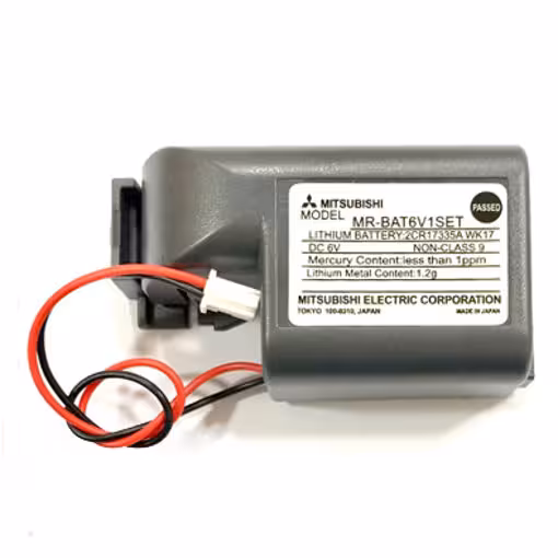 باتری سروو موتور (plc)  MR-BAT6V1SET مدل MR-J4-2CR17335A WK17