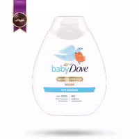 لوسیون بدن کودک بیبی داو Baby Dove مدل مرطوب‌ کننده قوی Rich Moisture حجم 400 میلی‌ لیتر (اورجینال)