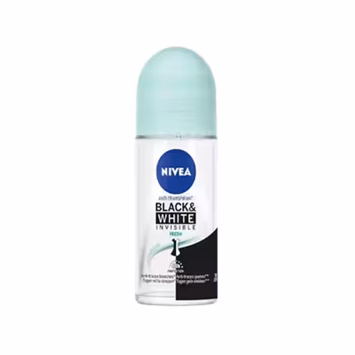 رول ضد تعریق زنانه مدل بلک اند وایت فرش نیوا 50 میل Nivea