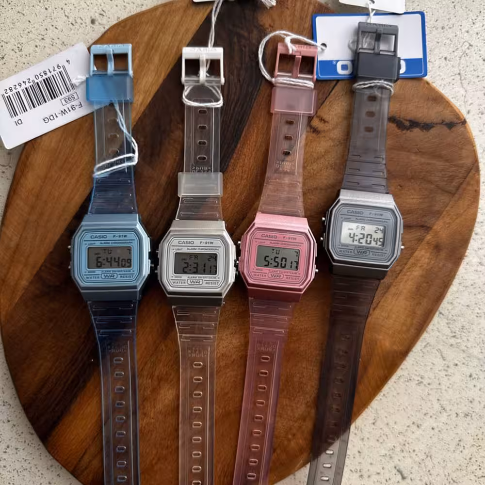 ساعت کاسیو بند سیلیکونی