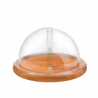 ظرف کیک کف چوبی لیمون کد 2179