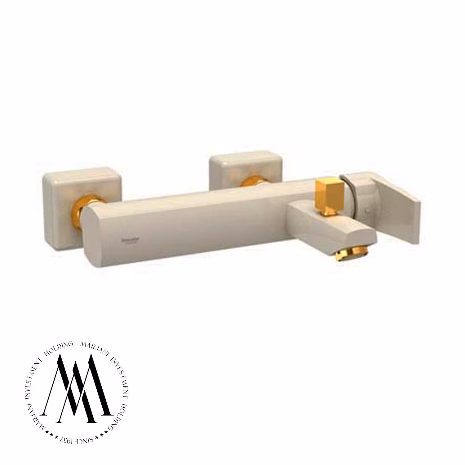 شیر حمام شودر مدل یونیک پلاس (شیری طلا)