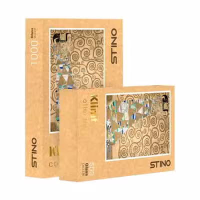 پازل شیشه ای استینو 1000 تکه طرح کلیمت (کد 11103)،(باجعبه)
