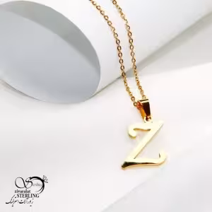 گردنبند استیل حرف Z