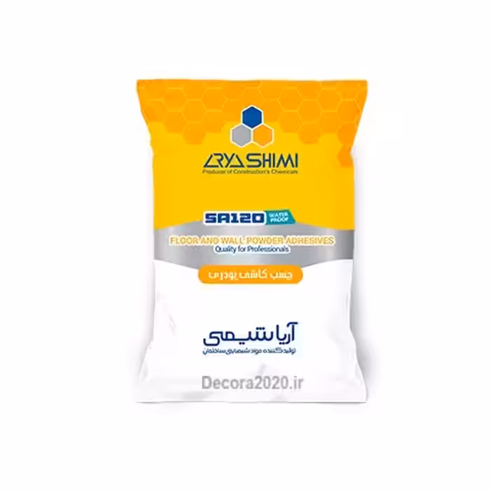 چسب پودری کف و دیوار (سفید)(ARYA SET -SA 120)