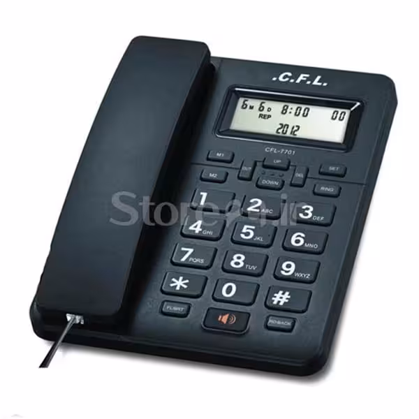 تلفن رومیزی با سیم سی اف ال مدل CFL-7701