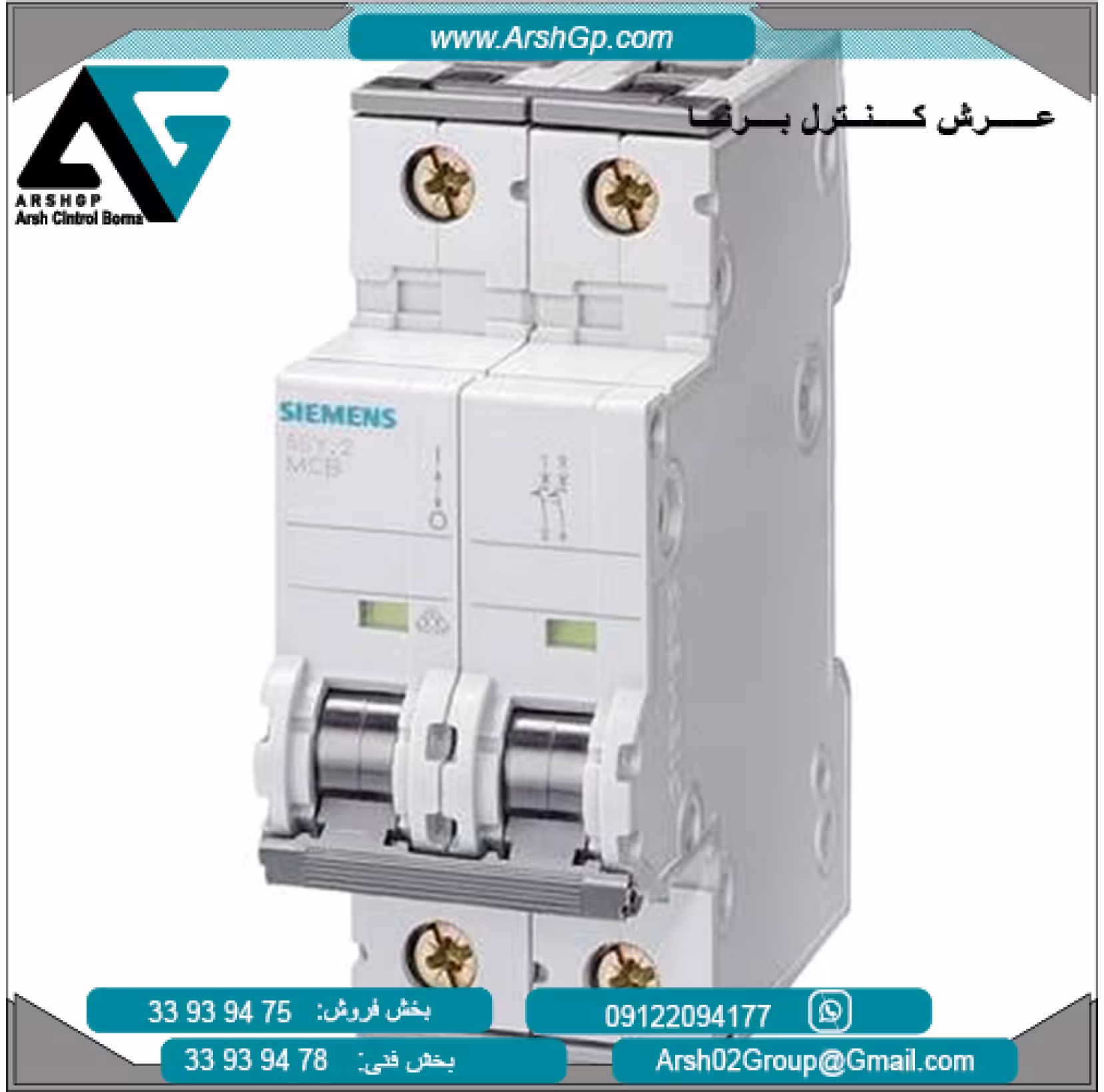 کلید مینیاتوری تایپ C مدل 5SY4210-7 زیمنس