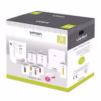 سرویس آشپزخانه چهارگوش جعبه ای لیمون22پارچه درب شفاف