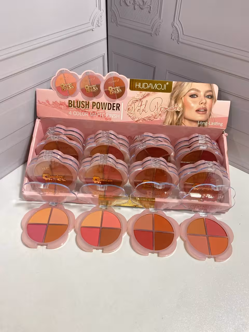 پالت رژگونه 4 رنگ هداموجی