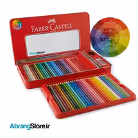 مدادرنگی فابرکاستل کلاسیک 60 رنگ جعبه فلزی