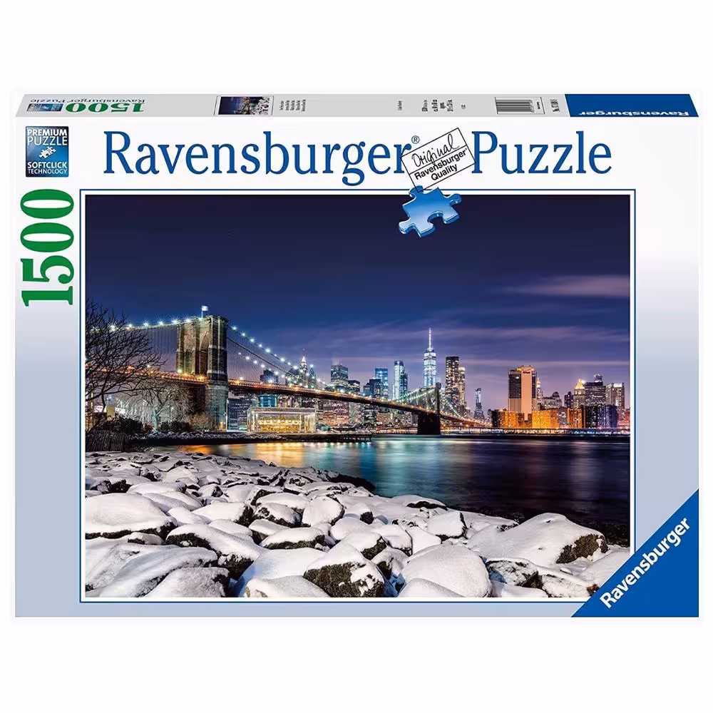 پازل 1500 قطعه Ravensburger طرح زمستان در نیویورک