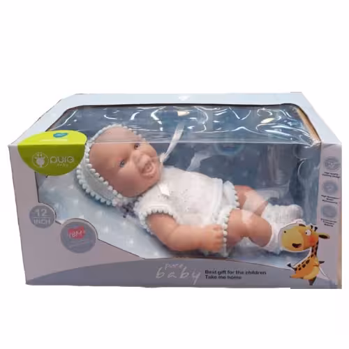 عروسک طرح نوزاد ارتفاع 30 سانتی متر کد 12009