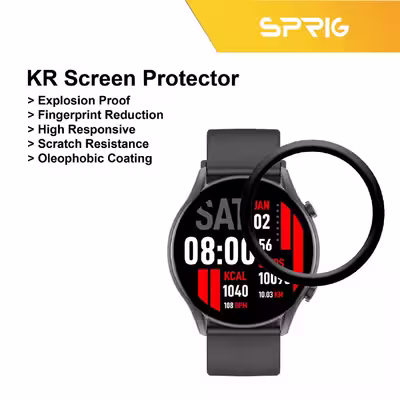 محافظ صفحه نمایش نانو اسپریگ مدل SPG مناسب برای ساعت هوشمند شیایومی Kieslect kr