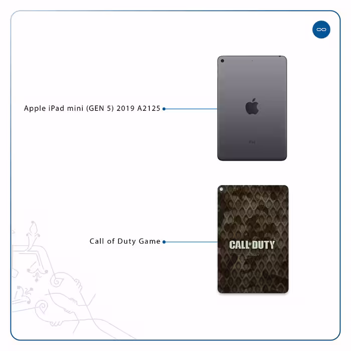برچسب پوششی ماهوت مدل Call-of-Duty-Game مناسب برای تبلت اپل iPad mini (GEN 5) 2019 A2125