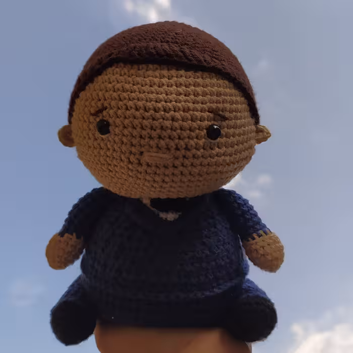 عروسک بافتنی کد 08 مجموعه 2 عددی