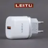 شارژر دیواری لیتو مدل  LH-26 18W به همراه کابل تبدیل USB-C
