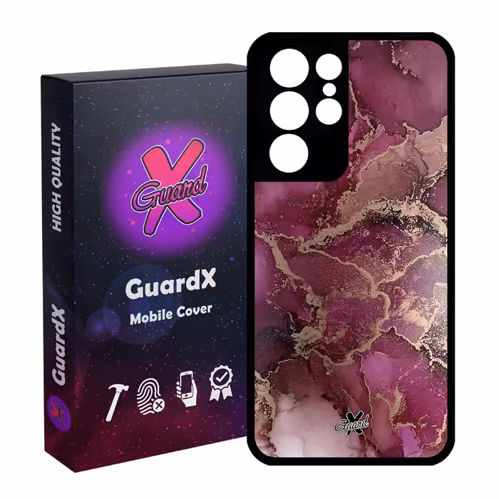 کاور گارد ایکس طرح ماربل مدل Glass10271 مناسب برای گوشی موبایل سامسونگ Galaxy S21 Ultra