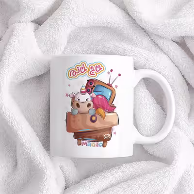 ماگ حس آمیزی طرح Magic Unicorn مدل حاج خانم