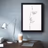 تابلو مدل مینیمال Mariana کدS2619-b