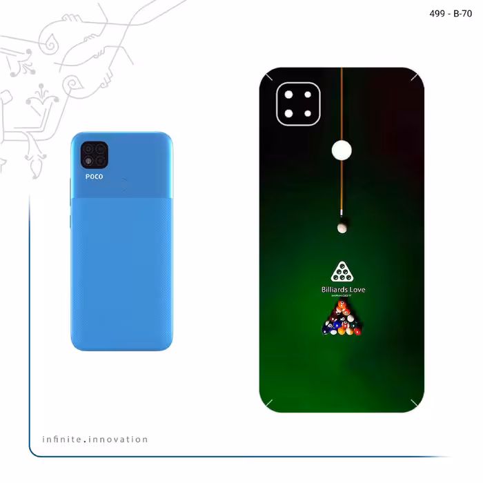 برچسب پوششی ماهوت مدل Pool Billiards Pro مناسب برای گوشی موبایل شیائومی Poco C31