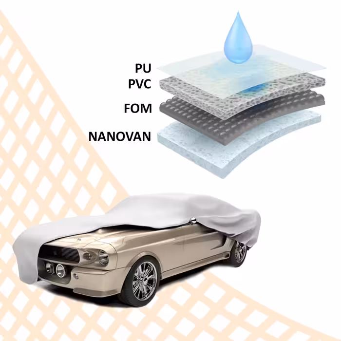 چادر خودرو سوزن طلا روکش مدل SSZ00XL مناسب برای دنا