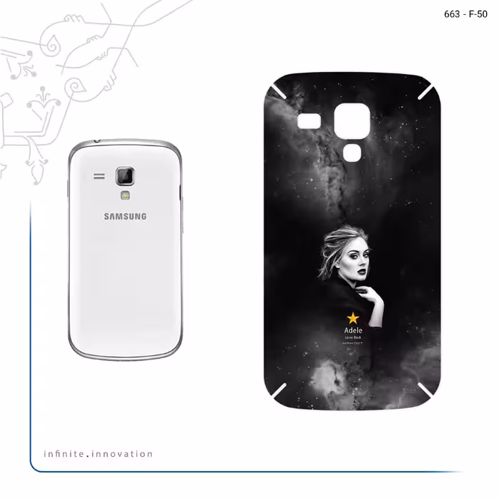 برچسب پوششی ماهوت مدل Adele مناسب برای گوشی موبایل سامسونگ Galaxy S Duos GT S7562