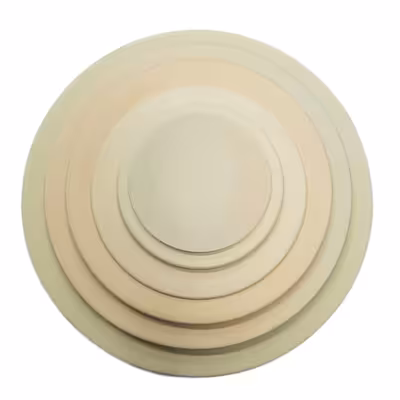 بشقاب دیوارکوب سفالی خام کد G30 بسته 10 عددی