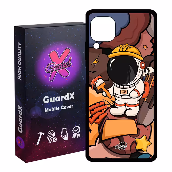 کاور گارد ایکس طرح فضانورد مدل Glass10394 مناسب برای گوشی موبایل هوآوی Nova 7i / Nova 6 SE / P40 Lite