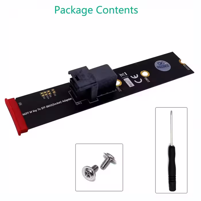 مبدل هارد NGFF M.2 به SFF 8643 مدل netpil-7058