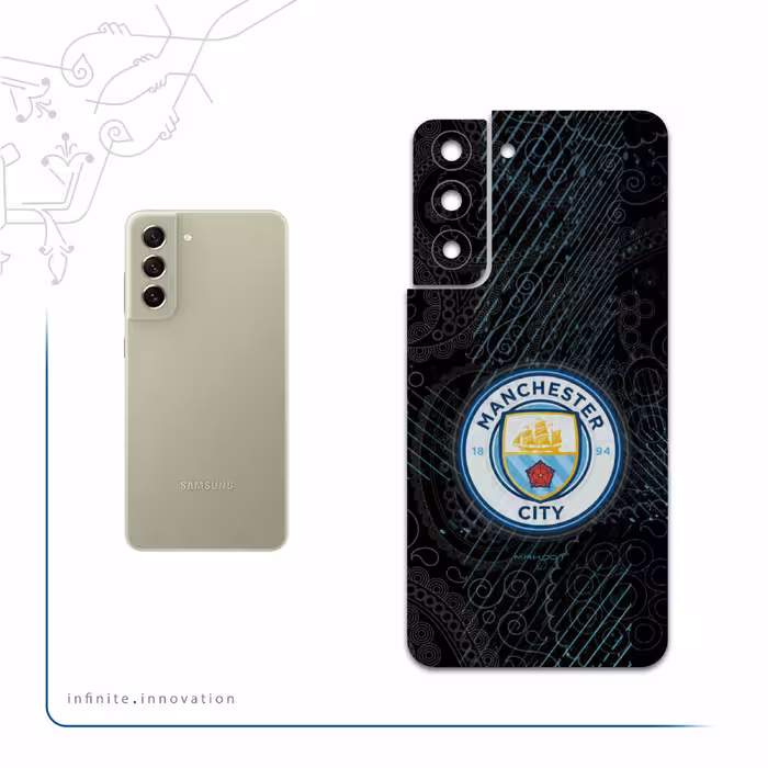 برچسب پوششی ماهوت مدل Manchester-City مناسب برای گوشی موبایل سامسونگ Galaxy S21 FE 5G