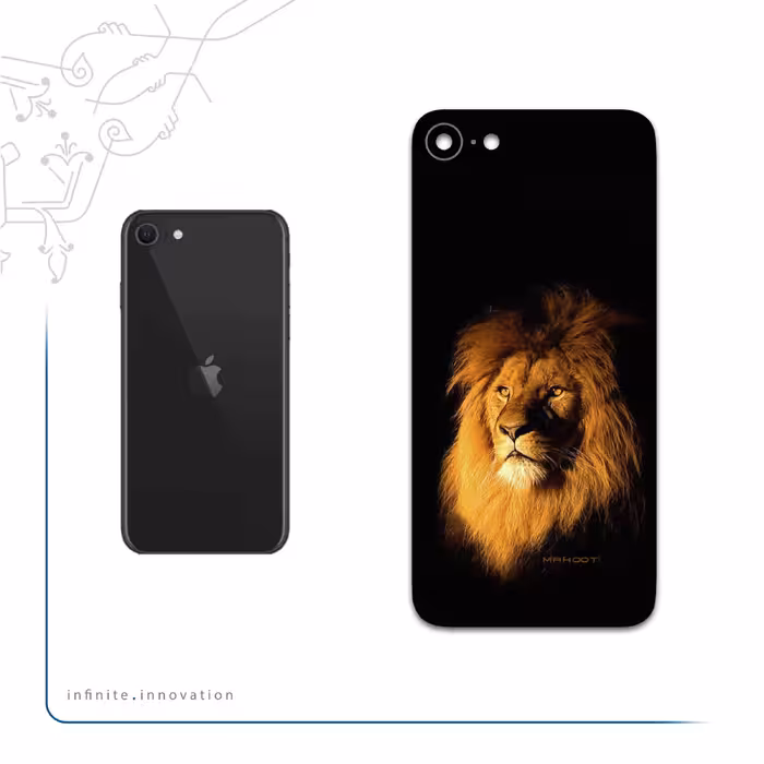 برچسب پوششی ماهوت مدل Lion مناسب برای گوشی موبایل اپل iPhone SE 2022