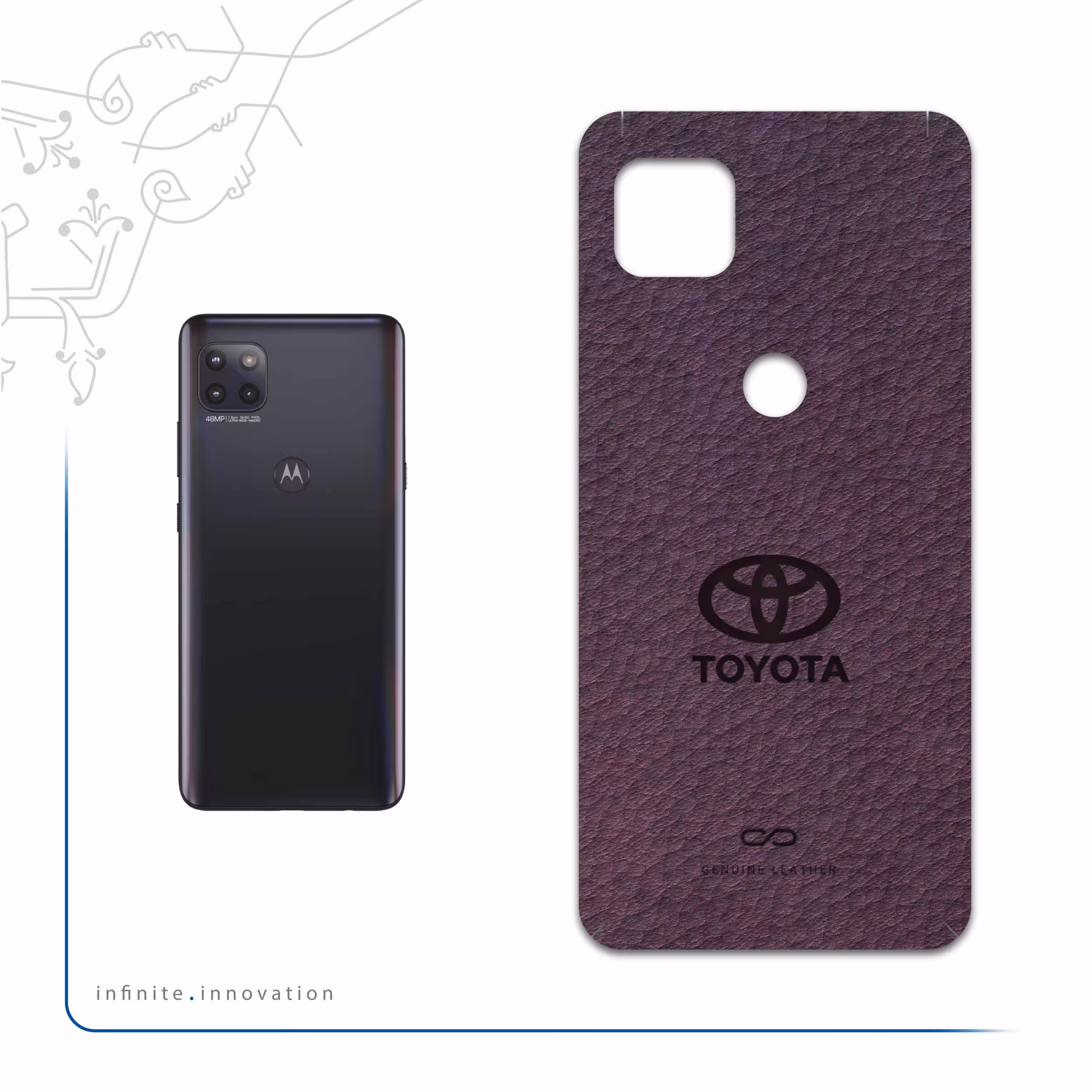 برچسب پوششی ماهوت مدل PL-TYT مناسب برای گوشی موبایل موتورولا MOTO G 5G