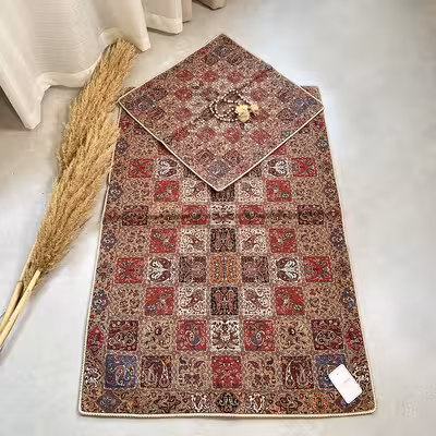  سجاده و جانماز ترمه صفائی مدل خشتی