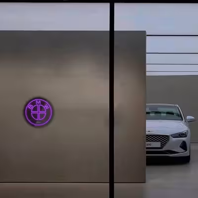 چراغ دیواری نئون دیزاین طرح BL_PR