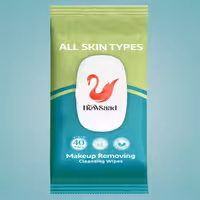 دستمال مرطوب پاک‌کننده آرایش آبرسان و جوانساز نیوساد 40 برگی