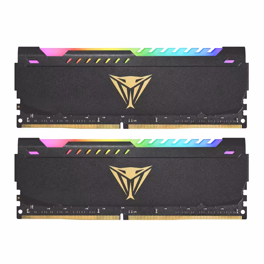 رم پاتریوت مدل Viper Steel RGB DDR4 32GB Dual 3600MHz CL18