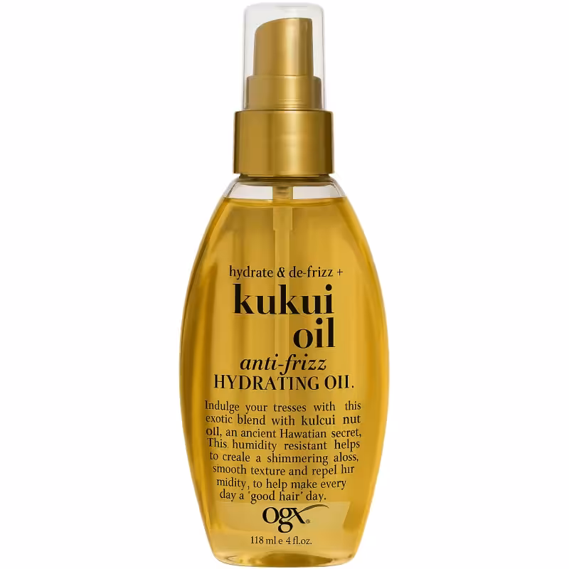 روغن مو مرطوب کننده و ضد وز او جی ایکس کوکو اویل | OGX Kukui Oil Spray Hydration and Smoothness with Kukui Oil