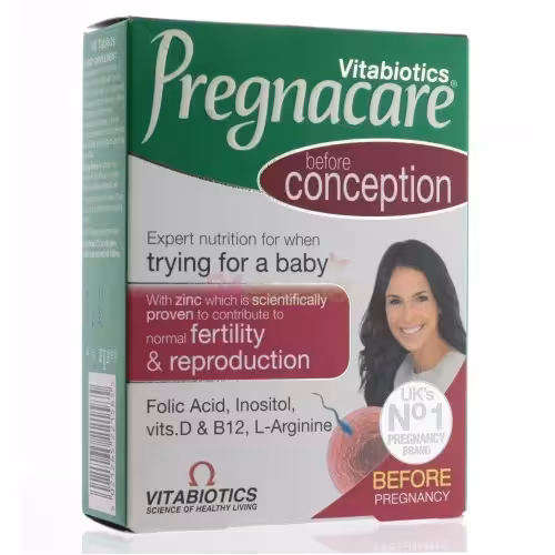 پرگناکیرکانسپشن قرص-ویتابیوتیکس/جعبه ای