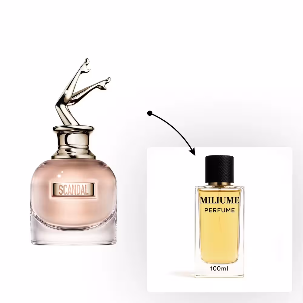 اسانس عطر Jean Paul Gaultier Scandal برند sfa - کد 1824 - ژان پل گوتیه اسکندال زنانه 100ML - میلیوم پرفیوم