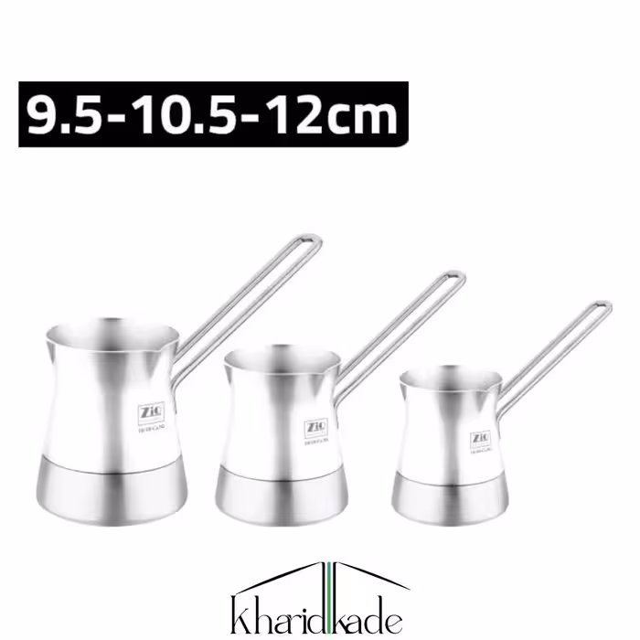 ست شیرجوش استیل زیو مدل ZCP-1158