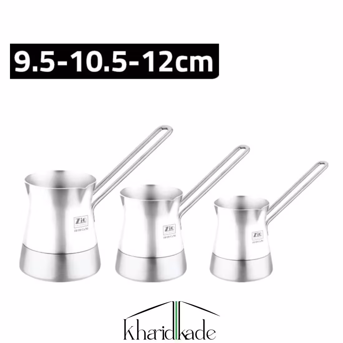 ست شیرجوش استیل زیو مدل ZCP-1158